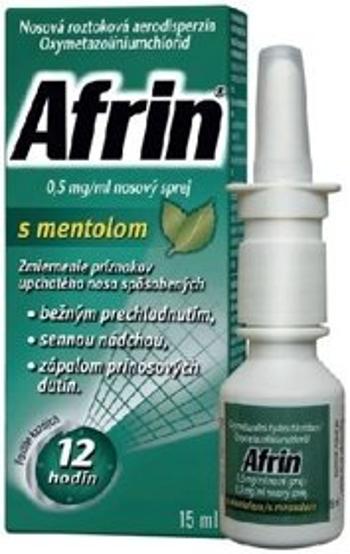 AFRIN 0,5 mg/ml nosový sprej s mentolom 15 ml