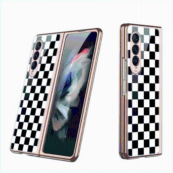 GKK GLASS Ochranný kryt Samsung Galaxy Z Fold 3 5G CHESS