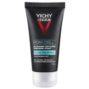 Vichy Hydratačný pleťový gél s chladivým účinkom Homme Hydra Cool + (Hydrating Gel Ice Shot) 50 ml