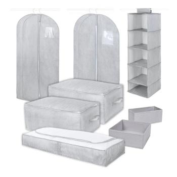 Compactor Set obalov na šaty, úložných   organizérov na textil a prikrývky Boston, 10 ks