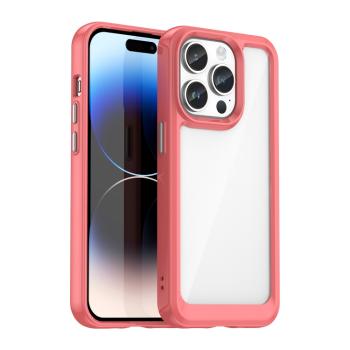 CRYSTAL Ochranný kryt Apple iPhone 15 Pro červený