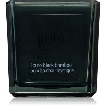 ipuro Essentials Black Bamboo vonná sviečka 125 g