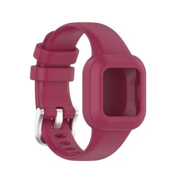 GLACIER Ochranné puzdro s remienkom pre Garmin Vivofit Junior3 bordové