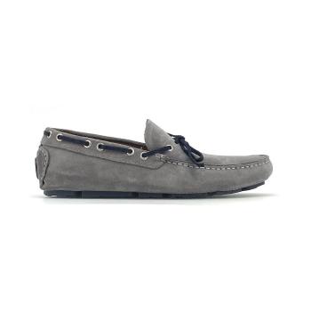 Duca Di Morrone  Edoardo - Suede Gray  Námornícke mokasíny Šedá