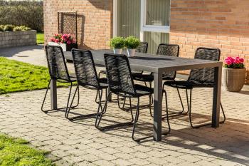 Elvisia Záhradný set BLOOM 6 + 1 | antracit