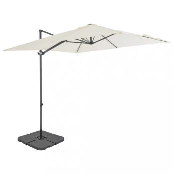 Záhradný slnečník s prenosným stojanom 250x250 cm Dekorhome