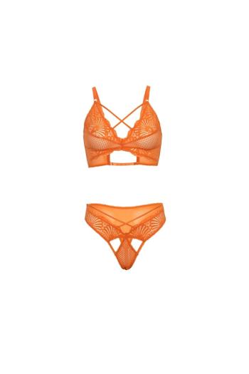Oranžový dvojdielny set Amina