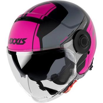 Axxis Raven SV ABS Milano, otvorená prilba matt pink (MOTO32224nad)