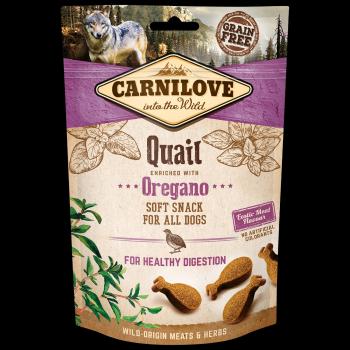 CARNILOVE Dog Semi Moist Snack Prepelica obohatená oreganom 200 g
