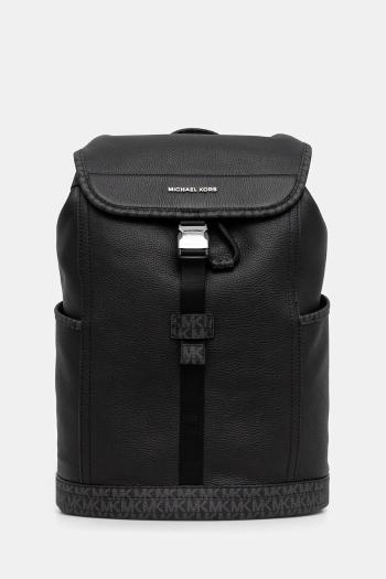 Kožený ruksak Michael Kors pánsky, čierna farba, veľký, 33R5LHDB8L