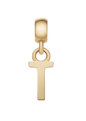 Daniel Wellington Pozlátený prívesok písmeno "T" Charms DW00400503