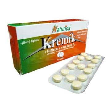 KREMÍK s biotínom a vitamínom B12 30 tbl