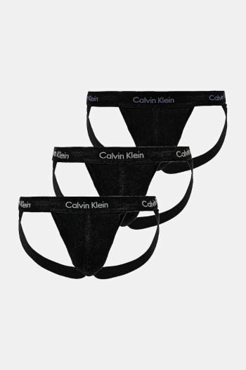 Jocksy Calvin Klein Underwear 3-pak čierna farba, 000NB3363A
