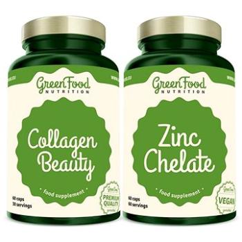 GreenFood Nutrition Collagen Beauty 60 cps + Zinc Chelate 60 cps. (8594193928163)