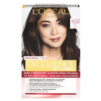 L'OREAL Excellence Creme Farba na vlasy 4.02 Hnedá dúhová