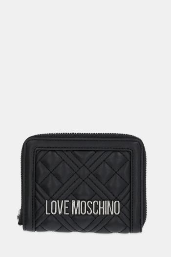Peňaženka Love Moschino dámska, čierna farba, JC5710PP1