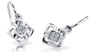 Cutie Diamonds Detské náušnice z bieleho zlata s diamantmi C2240-10-10-X-2-D