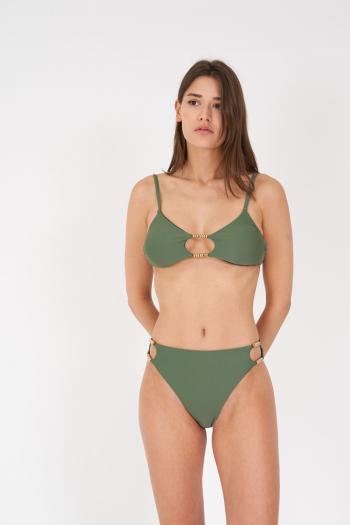 Zelené nevystužené bikiny Carol