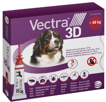 Vectra 3D dog XL pipety proti blchám a kliešťom pre psy nad 40kg