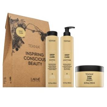 Lakmé Teknia Deep Care Pack sada pre poškodené vlasy 300 ml + 300 ml + 250 ml