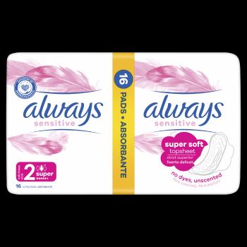 ALWAYS Ultra Sensitive Super veľ.2 Hygienické vložky 16 kusov