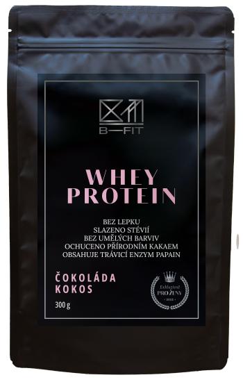 B-FIT CLUB Whey Protein Exclusive Čokoláda-kokos 300 g