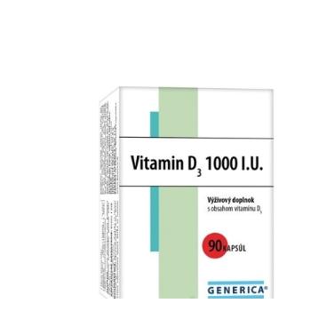 Generica Vitamin D3 1000 I.U. 90 cps