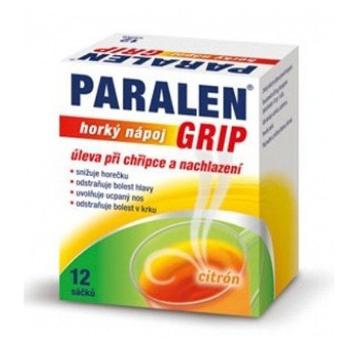 Paralen Grip hot drink s príchuťou citróna na chrípku 12 vreciek