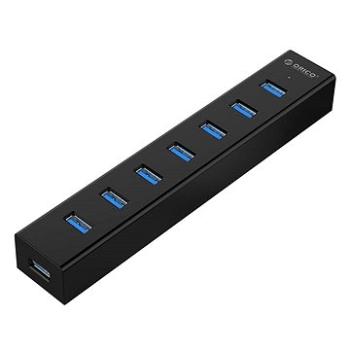 ORICO 7× USB 3.0 hub (H7013-U3-AD-EU-BK-BP)