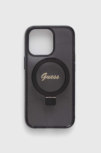 Puzdro na mobil Guess iPhone 13 Pro / 13 6.1" čierna farba