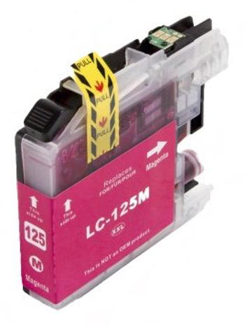 BROTHER LC-125-XL - kompatibilná cartridge, purpurová, 1200 strán