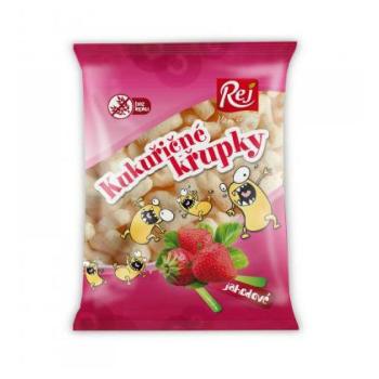 Kukuričné ​​chrumky jahodové 90g