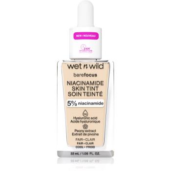 Wet n Wild Bare Focus Niacinamide Skin Tint ľahký hydratačný make-up odtieň Fair 32 ml