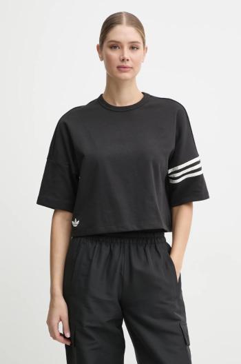 Tričko adidas Originals Neuclassics dámske, čierna farba, IW5603