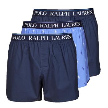 Polo Ralph Lauren  WOVEN BOXER X3  Spodky Modrá