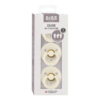 BIBS Cumlíky Colour Try it kolekcia 3-balenie, veľ. 1 Ivory