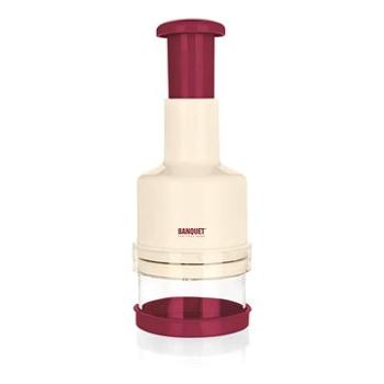 Banquet Krájač na cibuľu CULINARIA Ivory/bordo 22 cm (28502402)