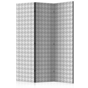 Paraván Dogtooth Check Dekorhome 135x172 cm (3-dielny)