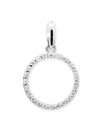 Cutie Diamonds Prívesok z bieleho zlata s diamantmi Krúžok DZ6270-1979-40-00-X-2