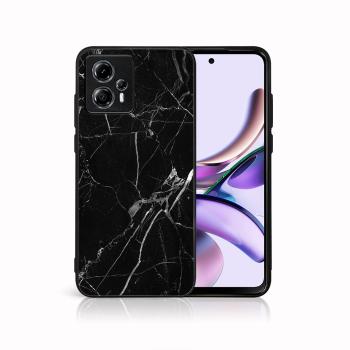 MY ART Ochranný kryt pre Motorola Moto G13 / G23 BLACK MARBLE (142)