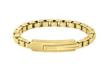 Hugo Boss Slušivý pozlátený náramok Orlado 1580357 17,5 cm