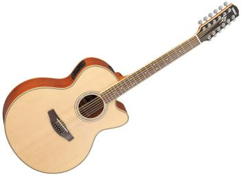 Yamaha CPX700-12II Natural 12-strunová elektroakustická gitara