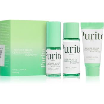 Purito Wonder Releaf Centella Mini Kit Unscented cestovná sada pre citlivú a podráždenú pleť