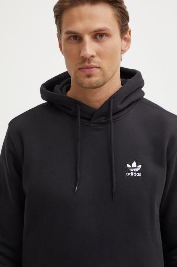 Mikina adidas Originals pánska, čierna farba, s kapucňou, s nášivkou, IY4930