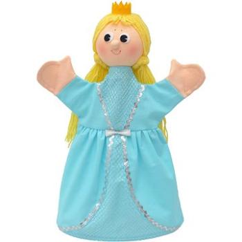 Princezná Adélka 36 cm tyrkysová, maňuška (8590121505260)