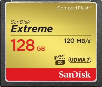 Memóriakártya Sandisk Compact Flash Extreme 128 GB