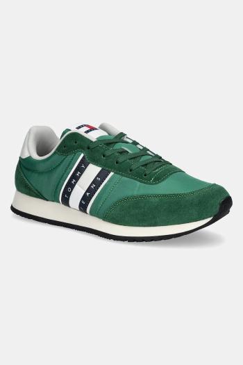 Tenisky Tommy Jeans TJM RUNNER CASUAL ESS čierna farba, EM0EM01351