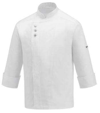 EGOCHEF Kuchársky rondon EGOchef METAL WHITE 100% bavlna - dlhý rukáv  XXXL