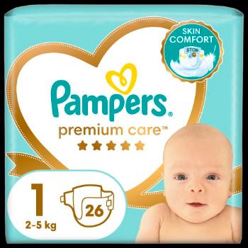 PAMPERS Premium Care S1, 2 - 5 kg, 26 ks