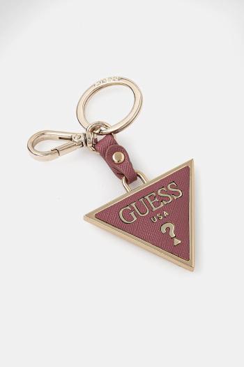 Kľúčenka Guess ružová farba